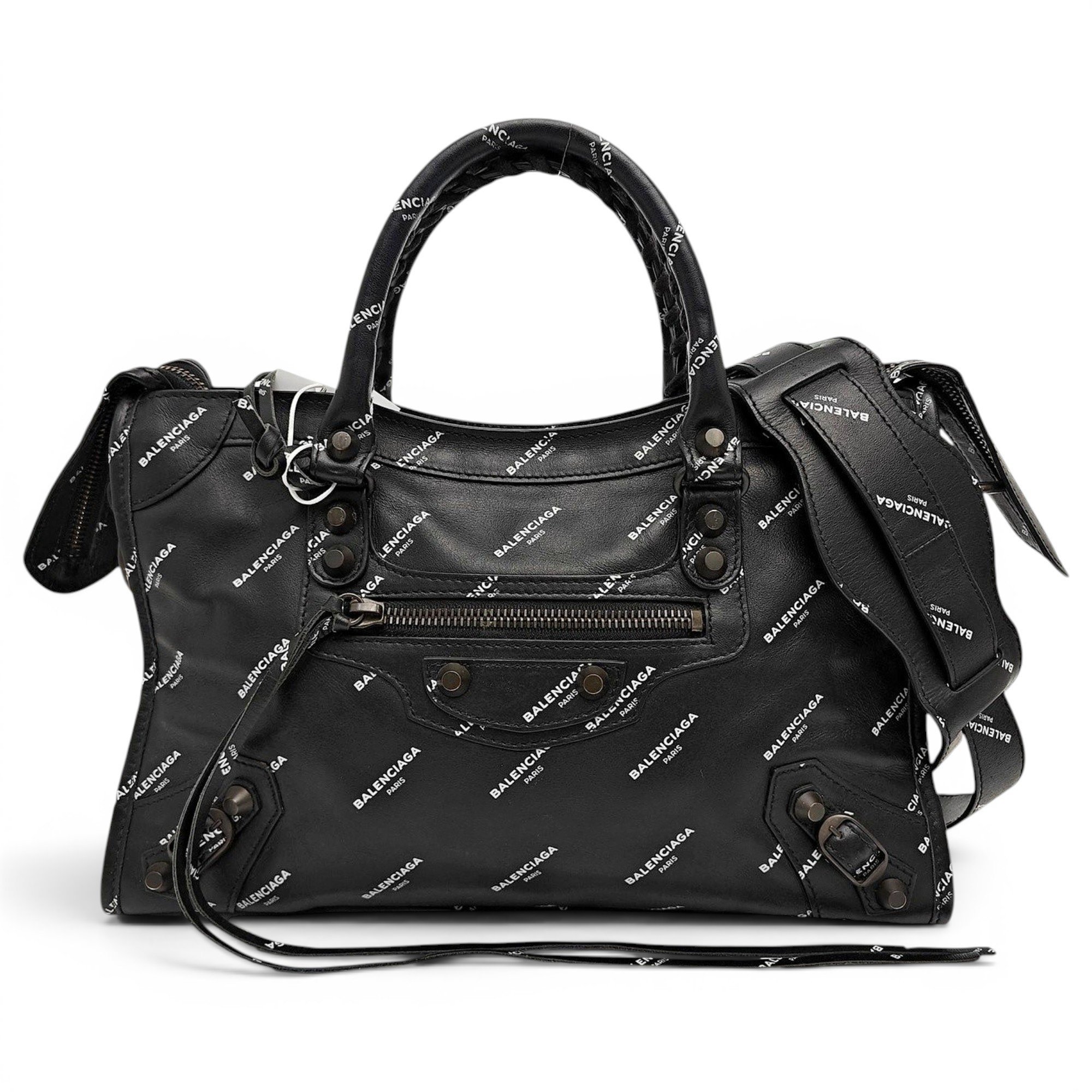 Leather handbag