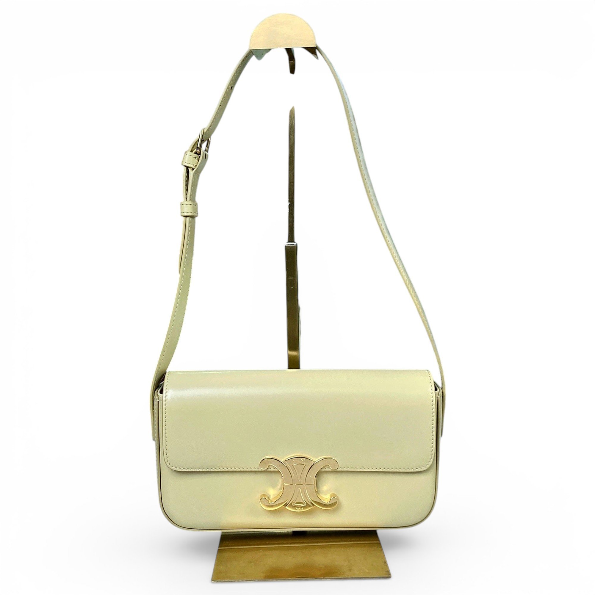 Celine Triomphe leather handbag