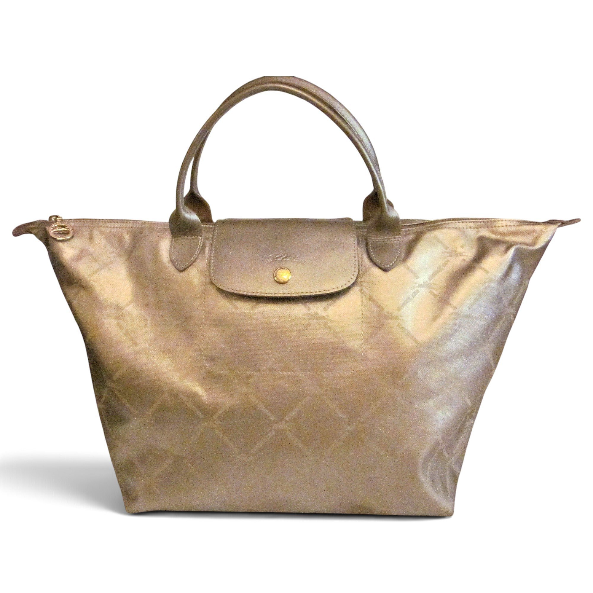 Longchamp Pliage leather handbag