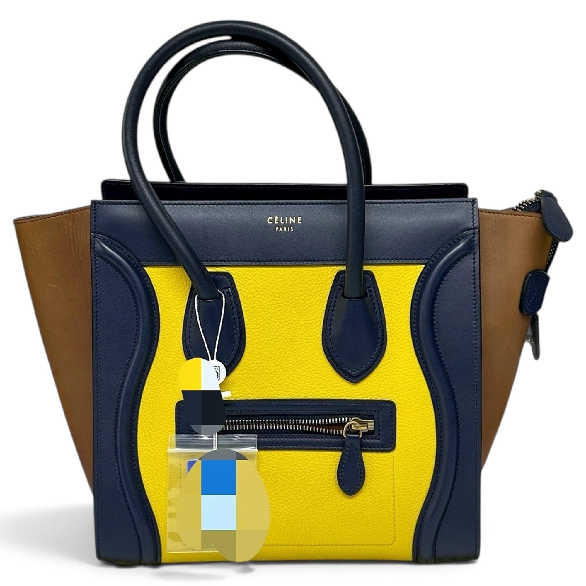 Luggage leather tote