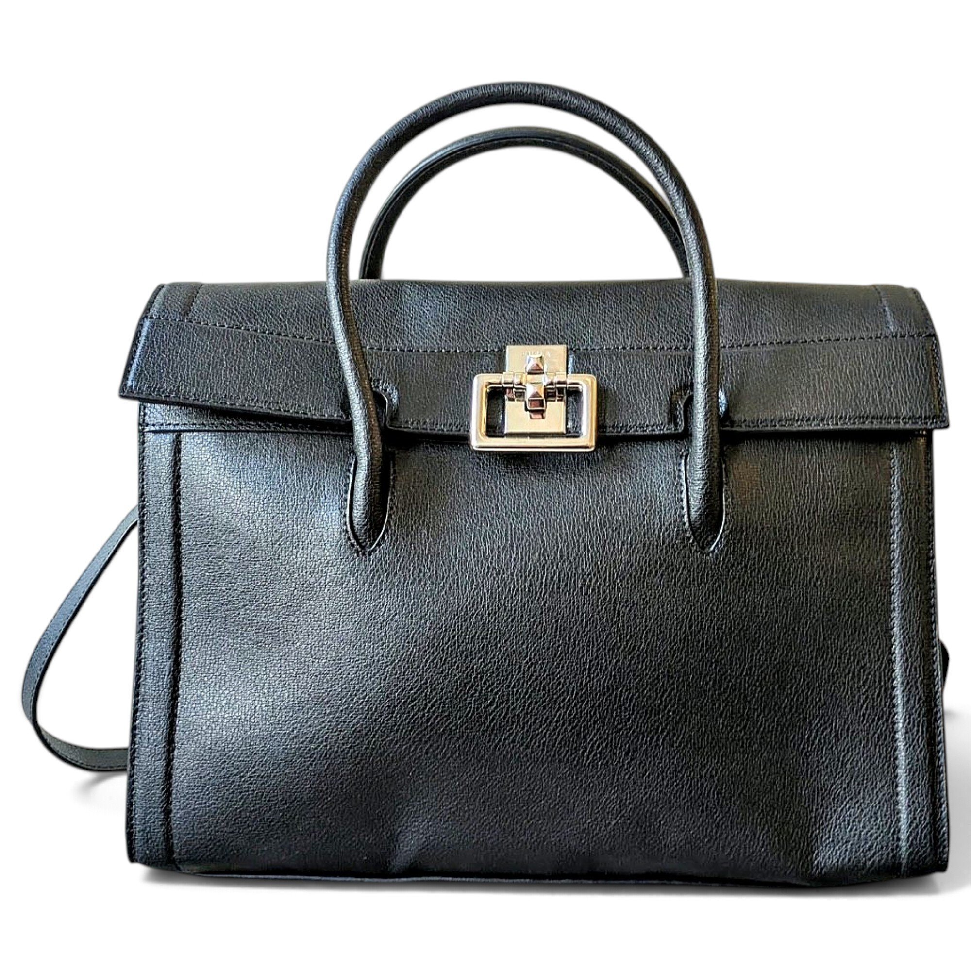 Leather tote