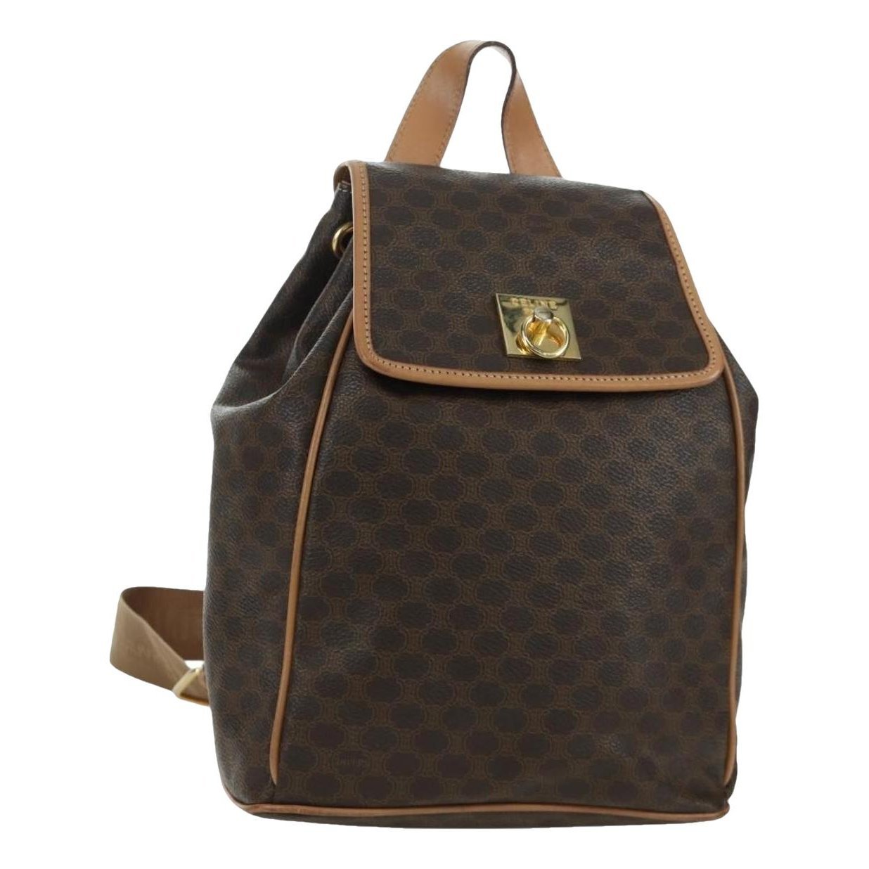 Leather backpack