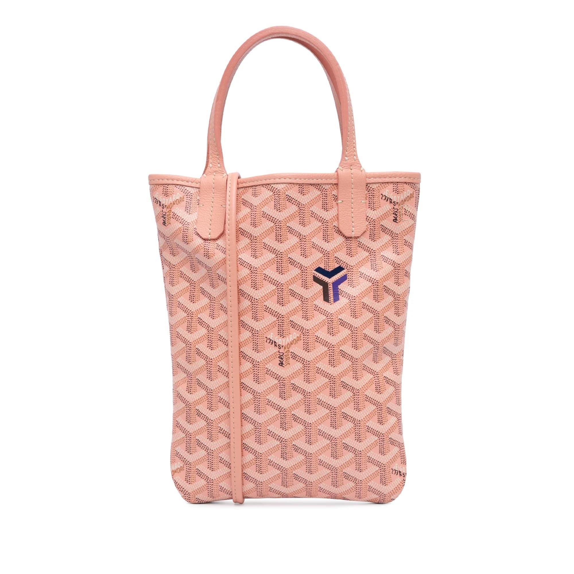 Goyard Minaudiere Goyardine cloth handbag