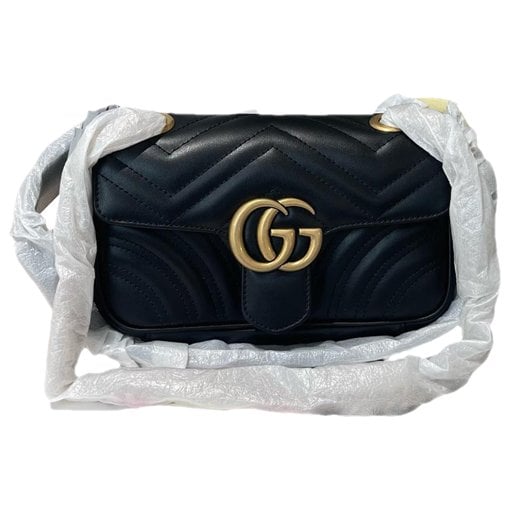 GG Marmont Flap leather handbag