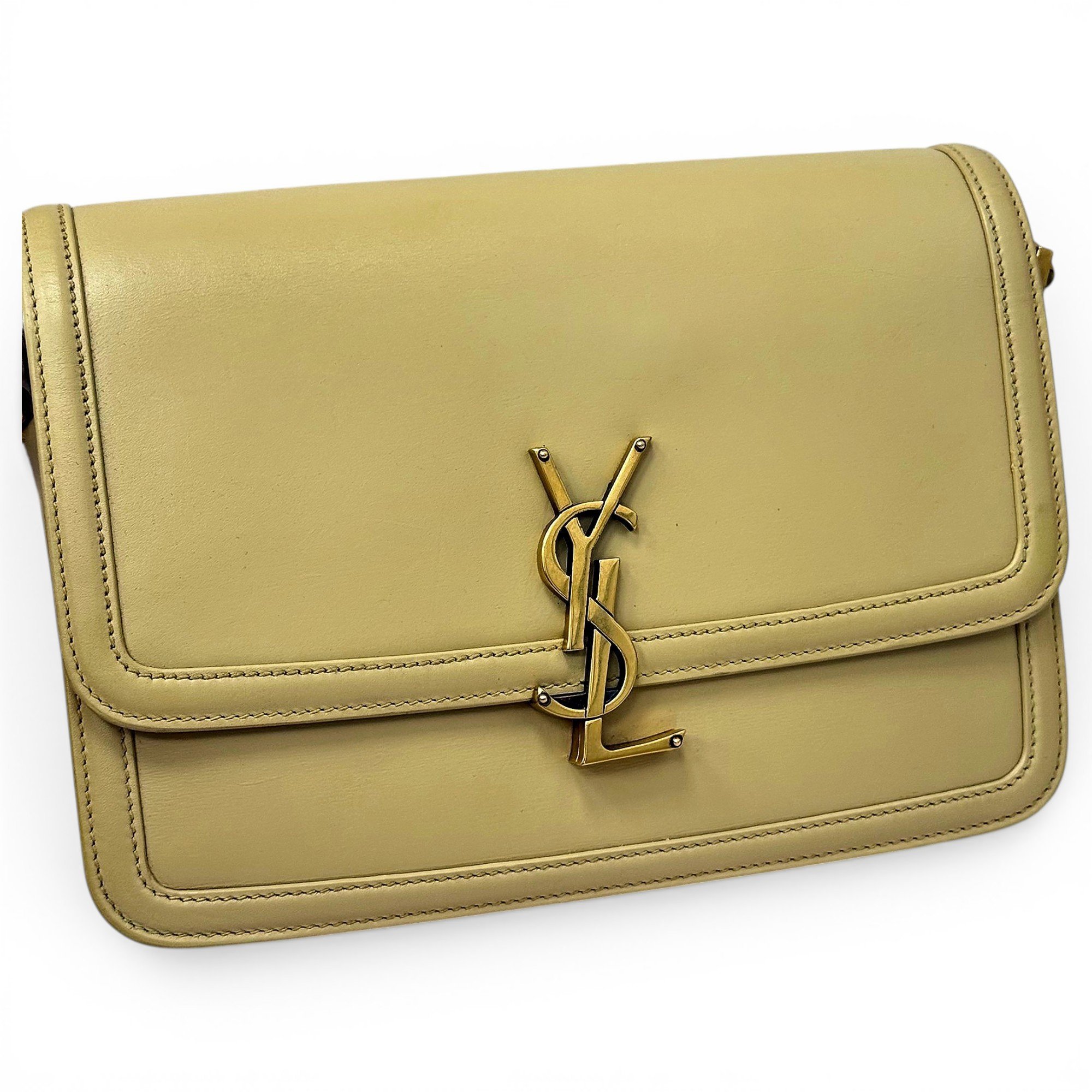 Solférino leather handbag
