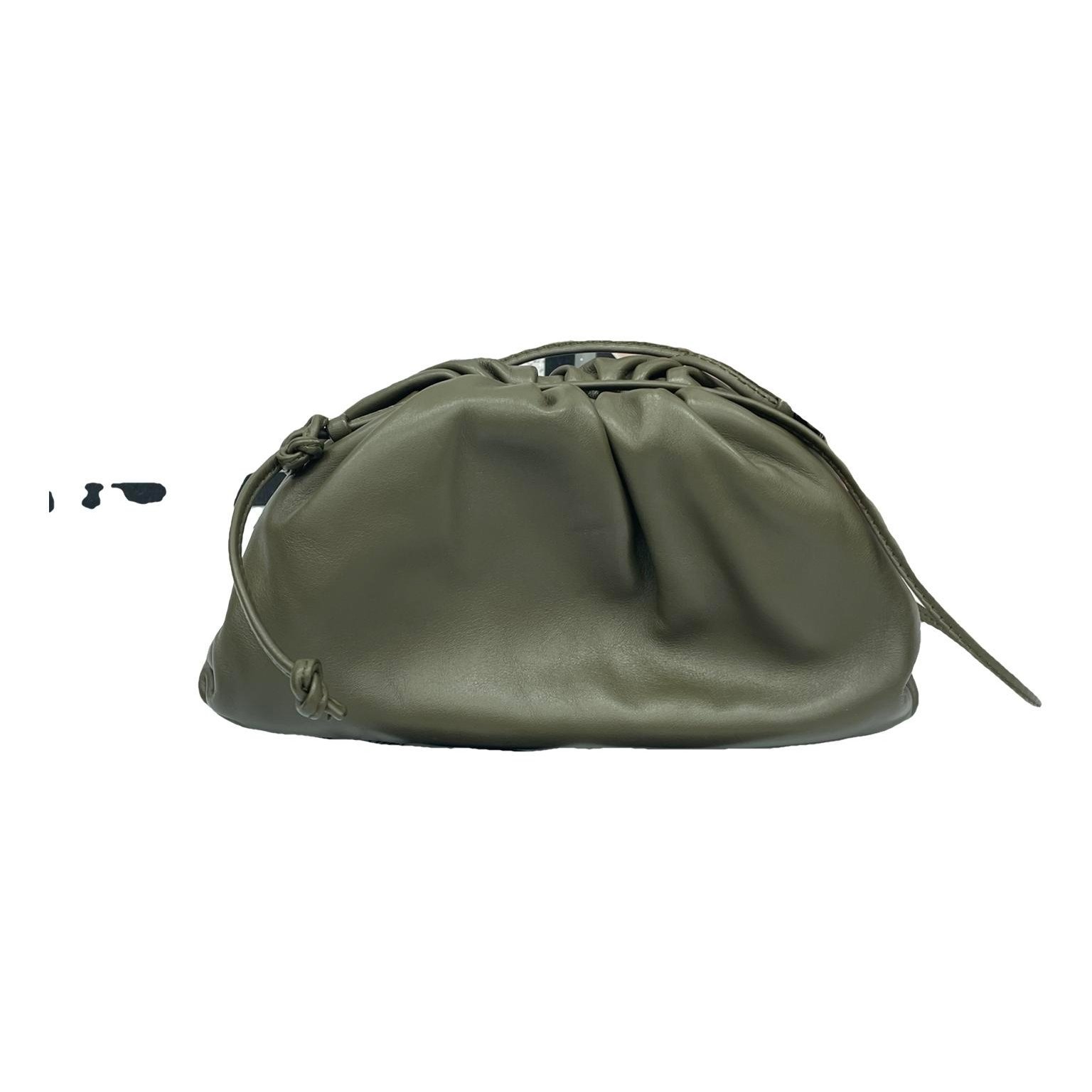 Pouch leather handbag
