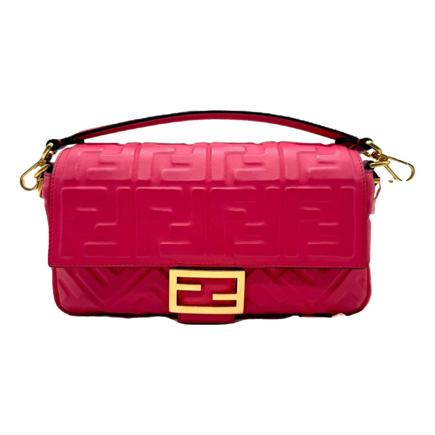 Baguette leather handbag