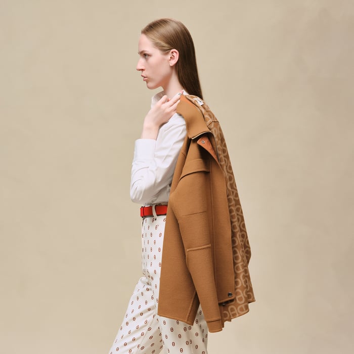 Brun Mahogany Short Parka Coat