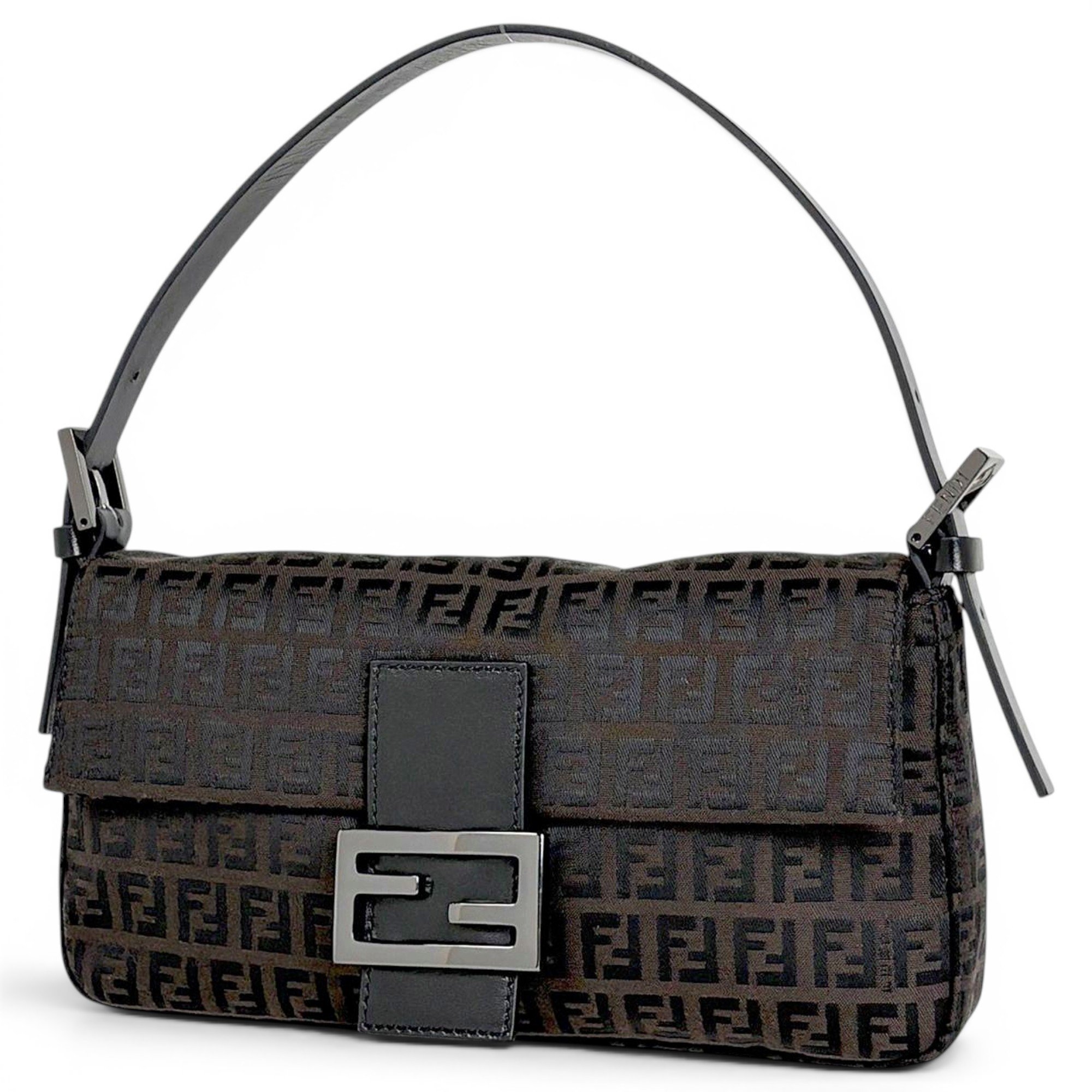 Baguette leather handbag