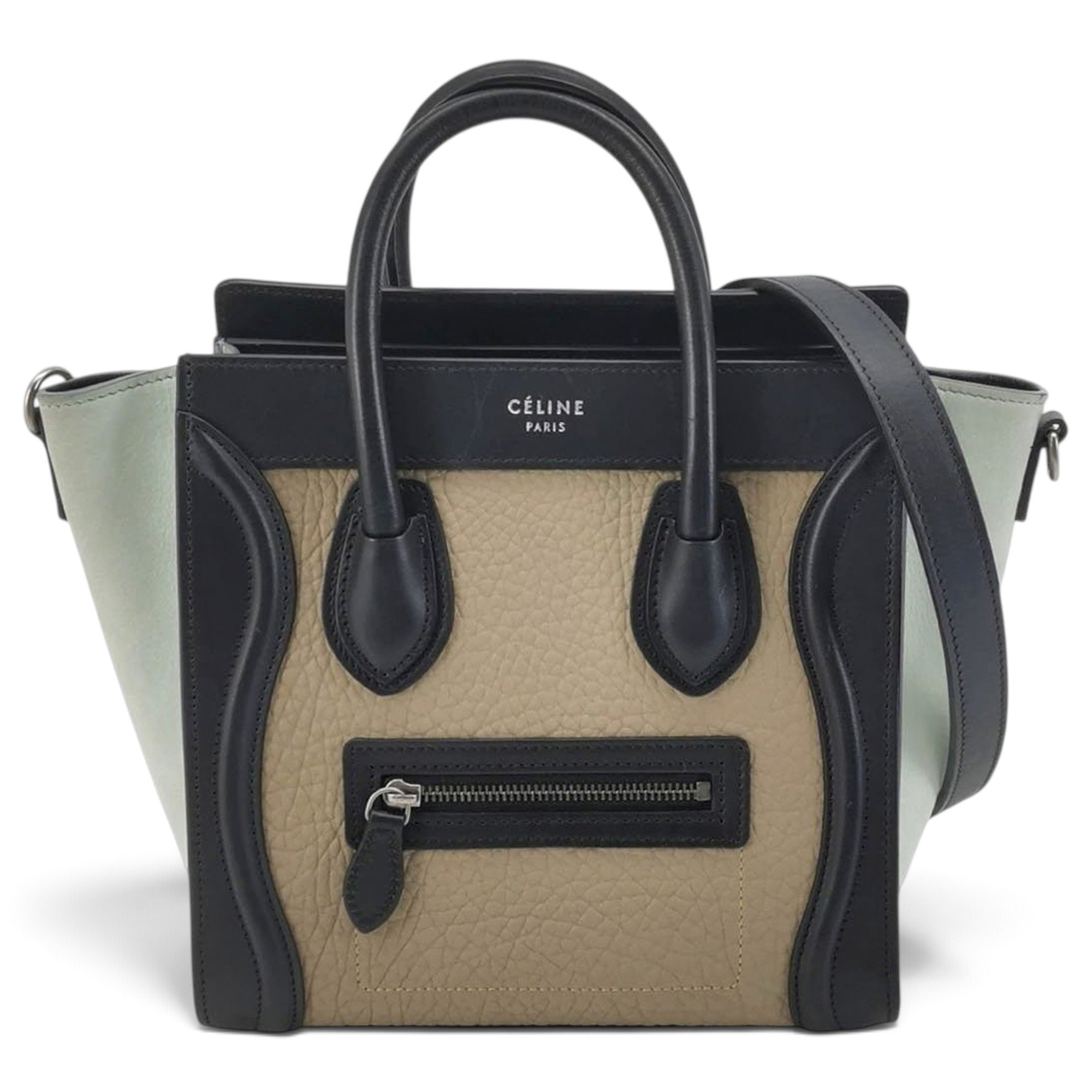 Luggage leather handbag