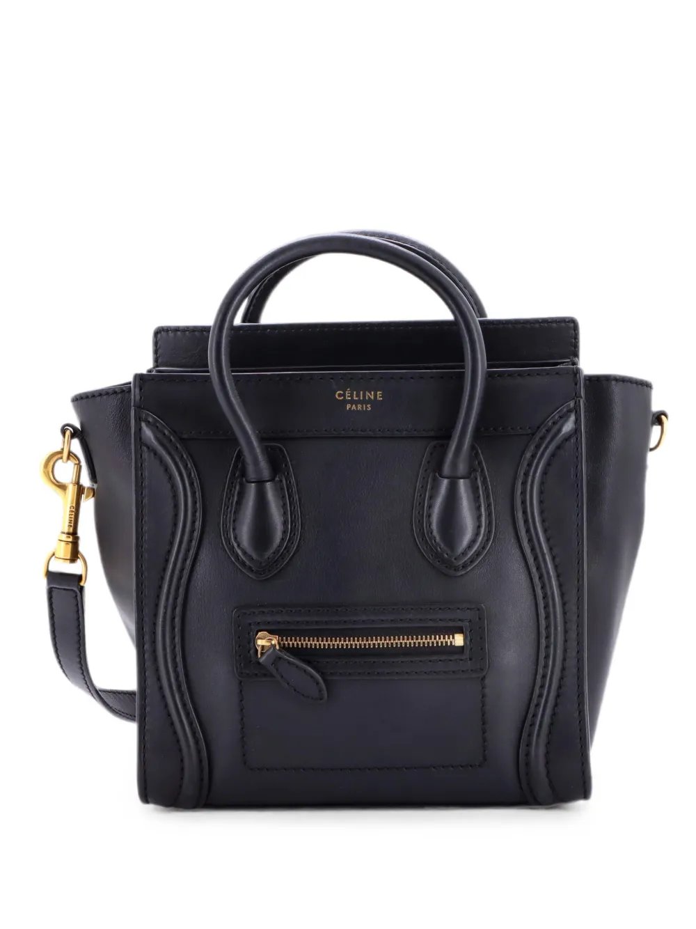 Luggage Bag Smooth Leather Nano crossbody bag