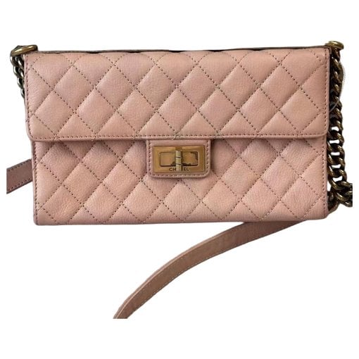 Wallet On Chain leather crossbody bag