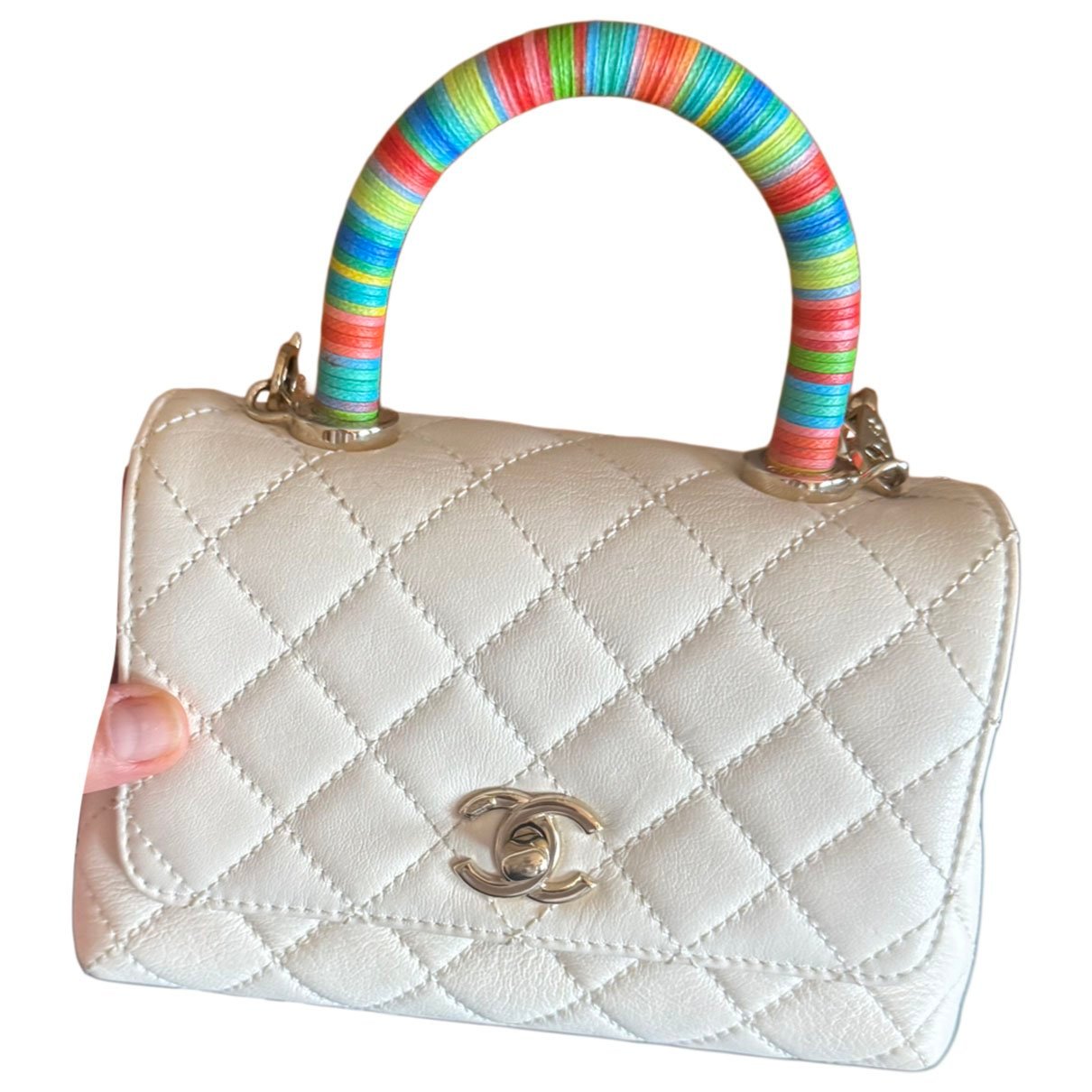 Coco Handle leather handbag