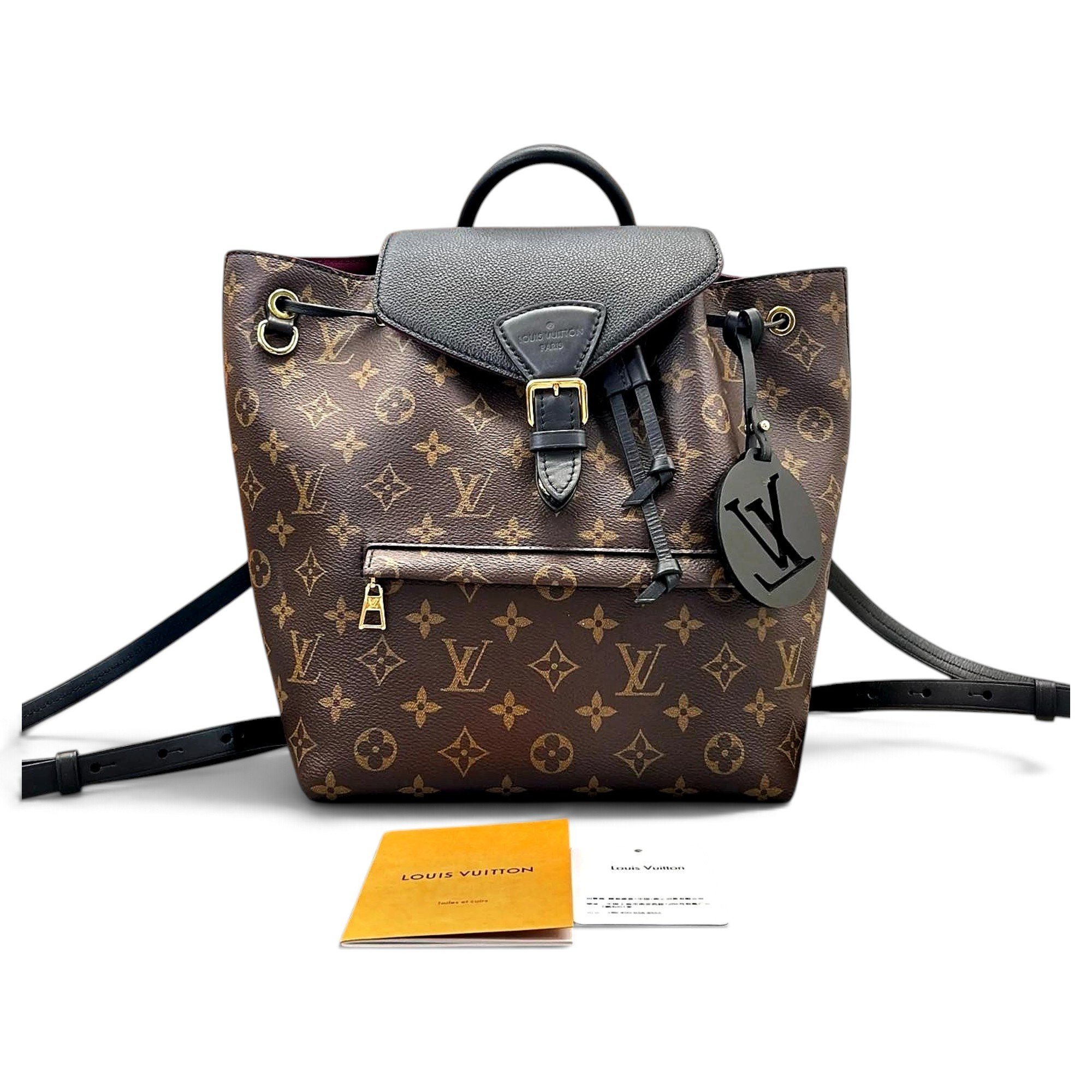 Leather backpack