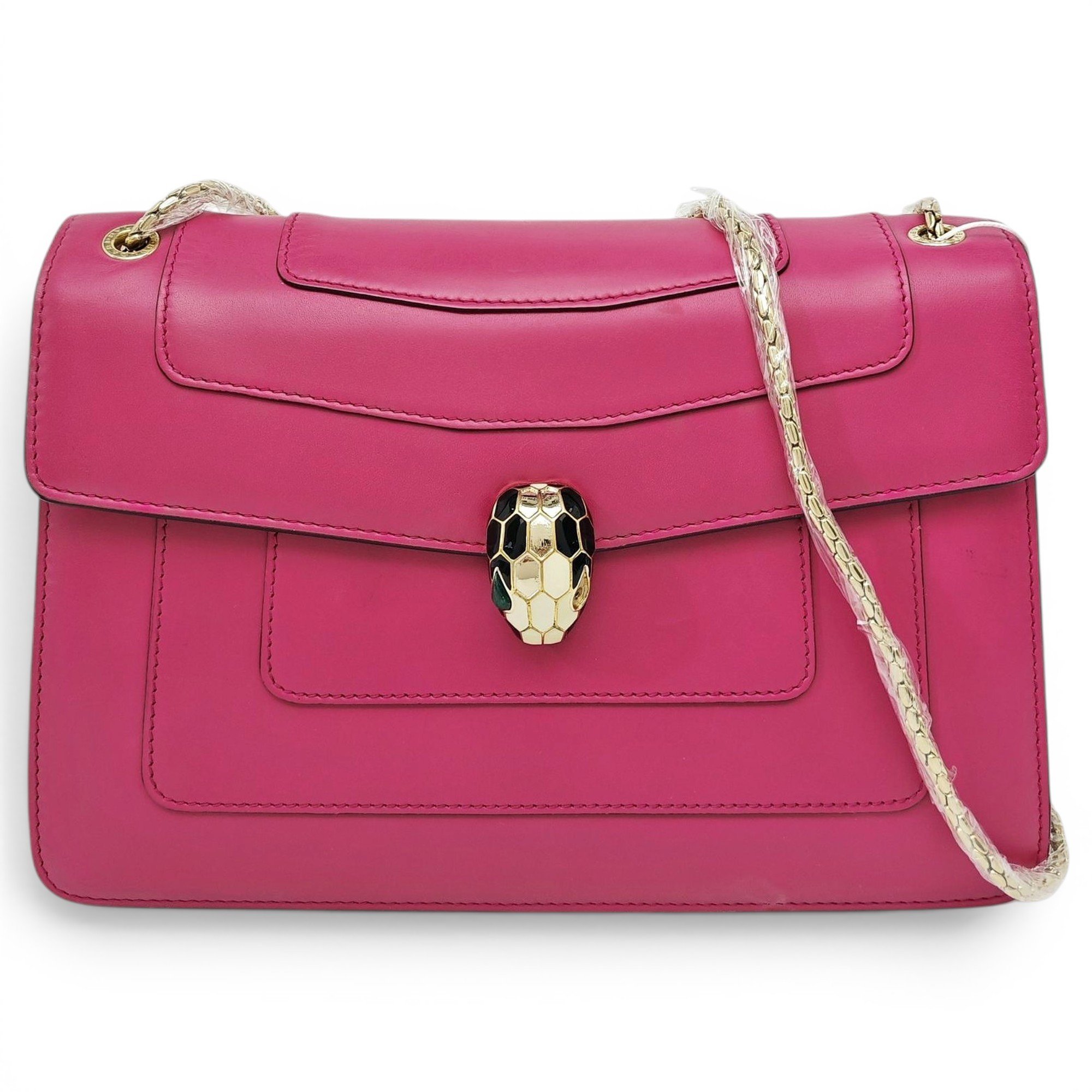 Serpenti leather handbag