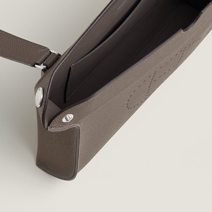 Gris Étain Hermès Videpoches Bag