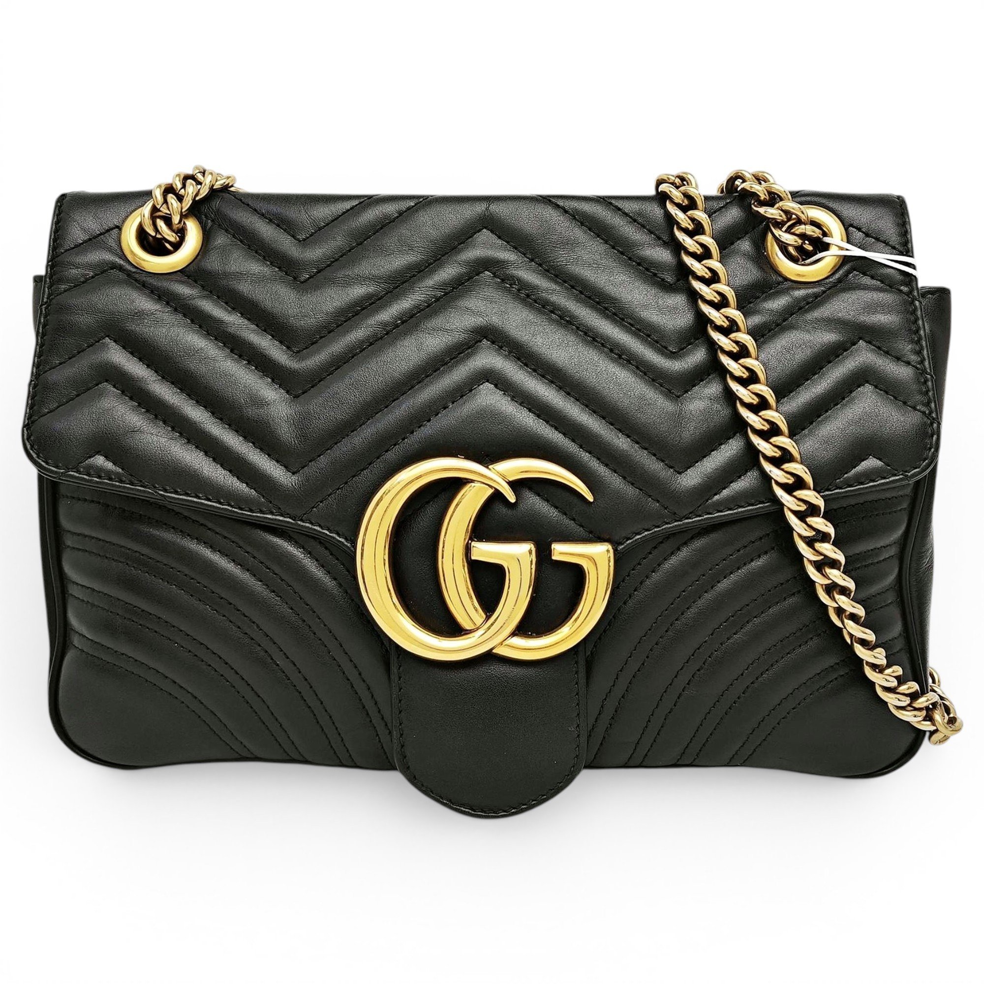 GG Marmont Flap leather crossbody bag