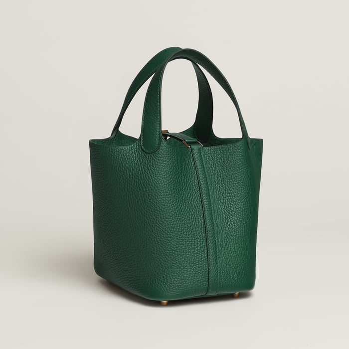 Vert Moyen Picotin Lock 18 Bag