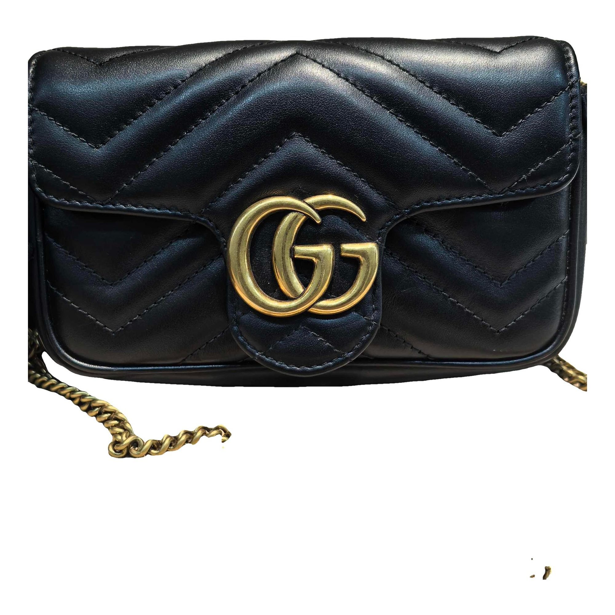 GG Marmont Flap leather crossbody bag