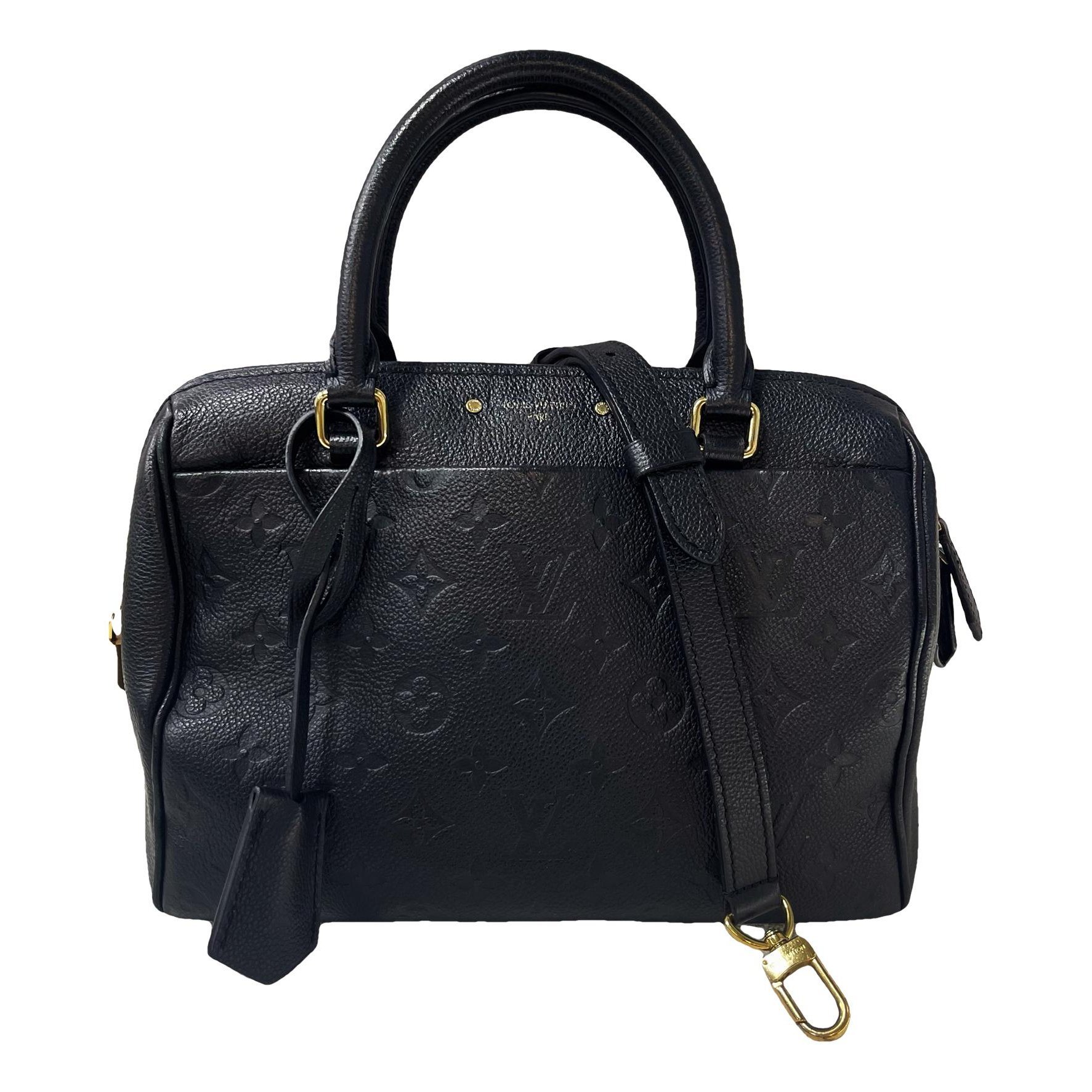 Speedy leather handbag