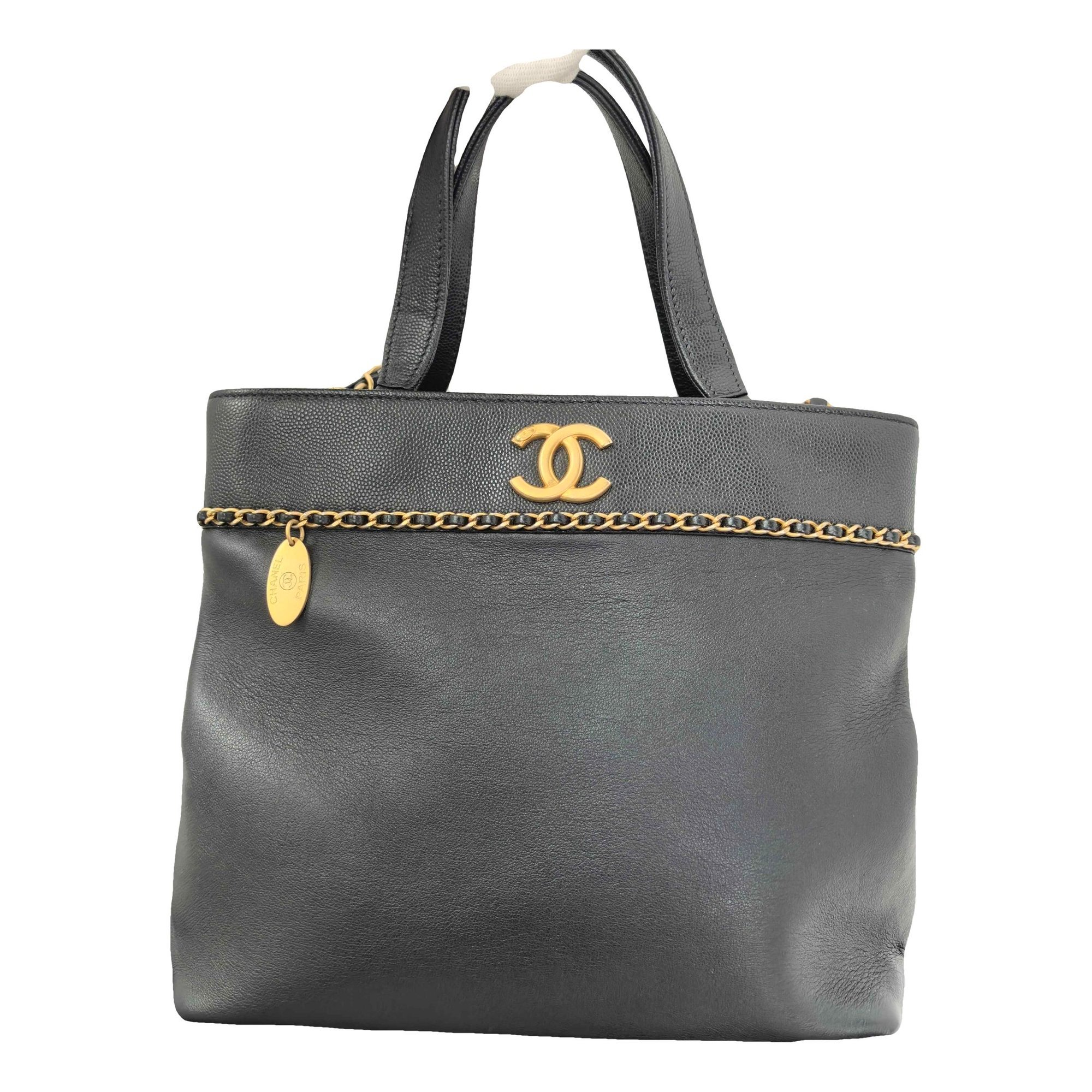 Grand shopping leather tote