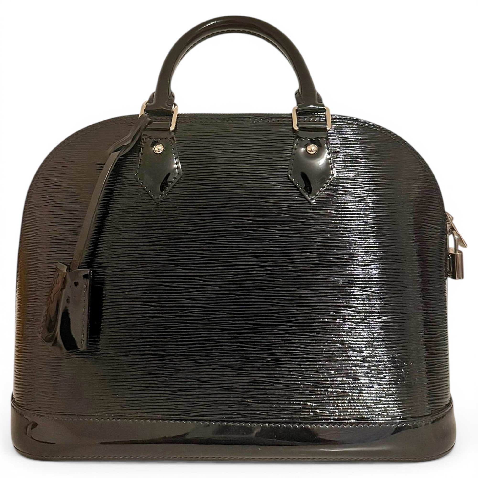 Alma patent leather handbag
