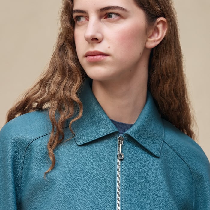 Bleu Canal Short Jacket
