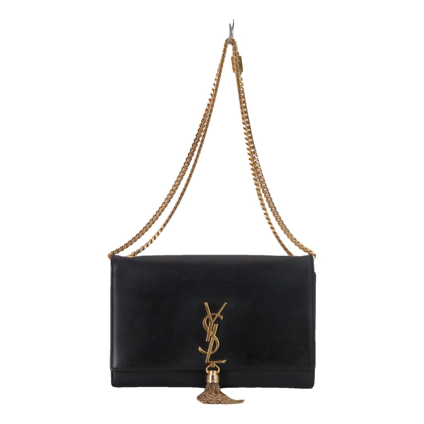 Pompom Kate leather handbag