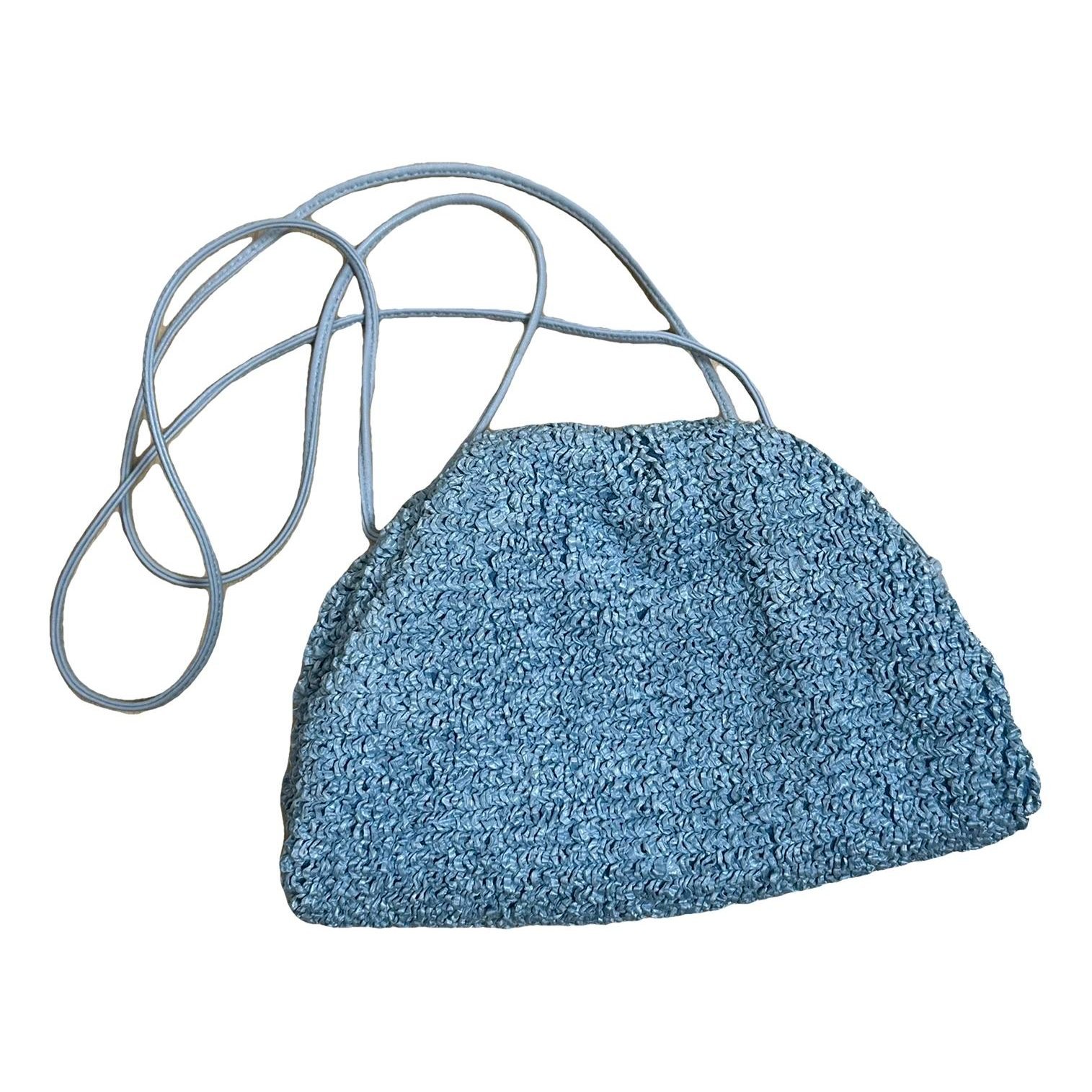 Pouch leather crossbody bag