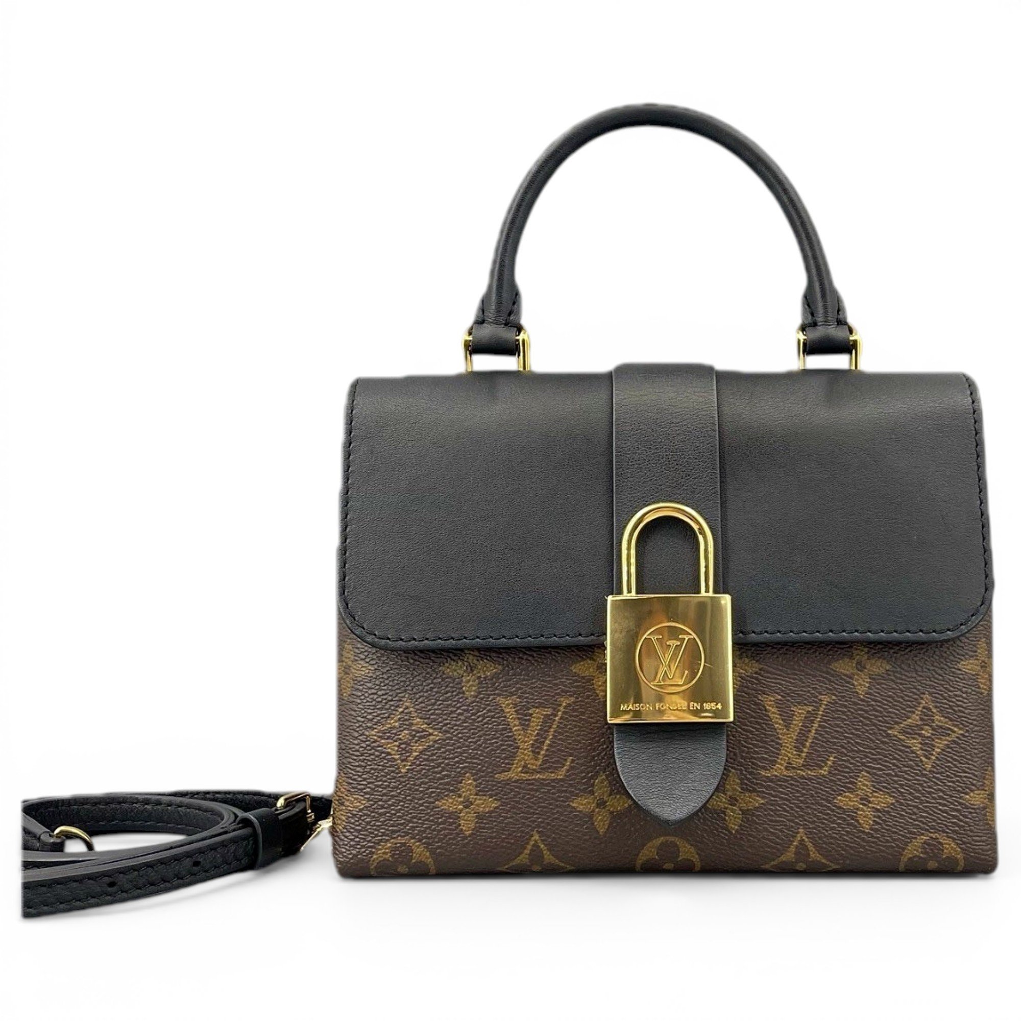Louis Vuitton Locky BB leather handbag