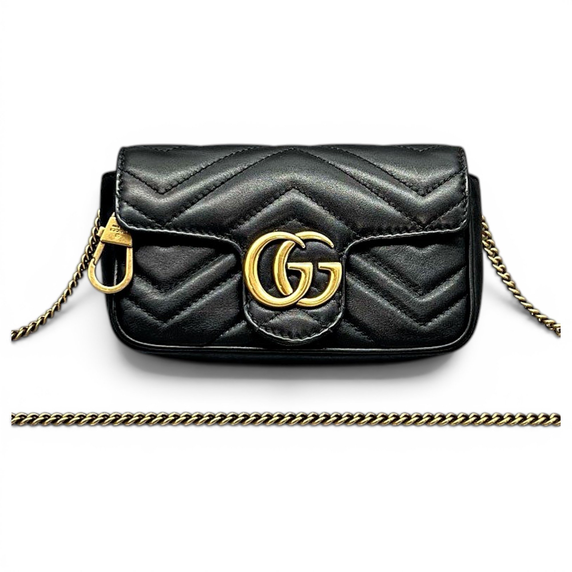 GG Marmont Flap leather crossbody bag