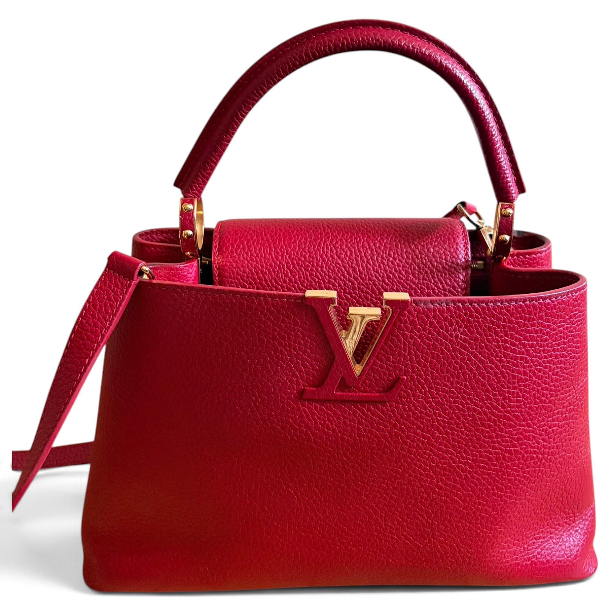 Capucines leather handbag