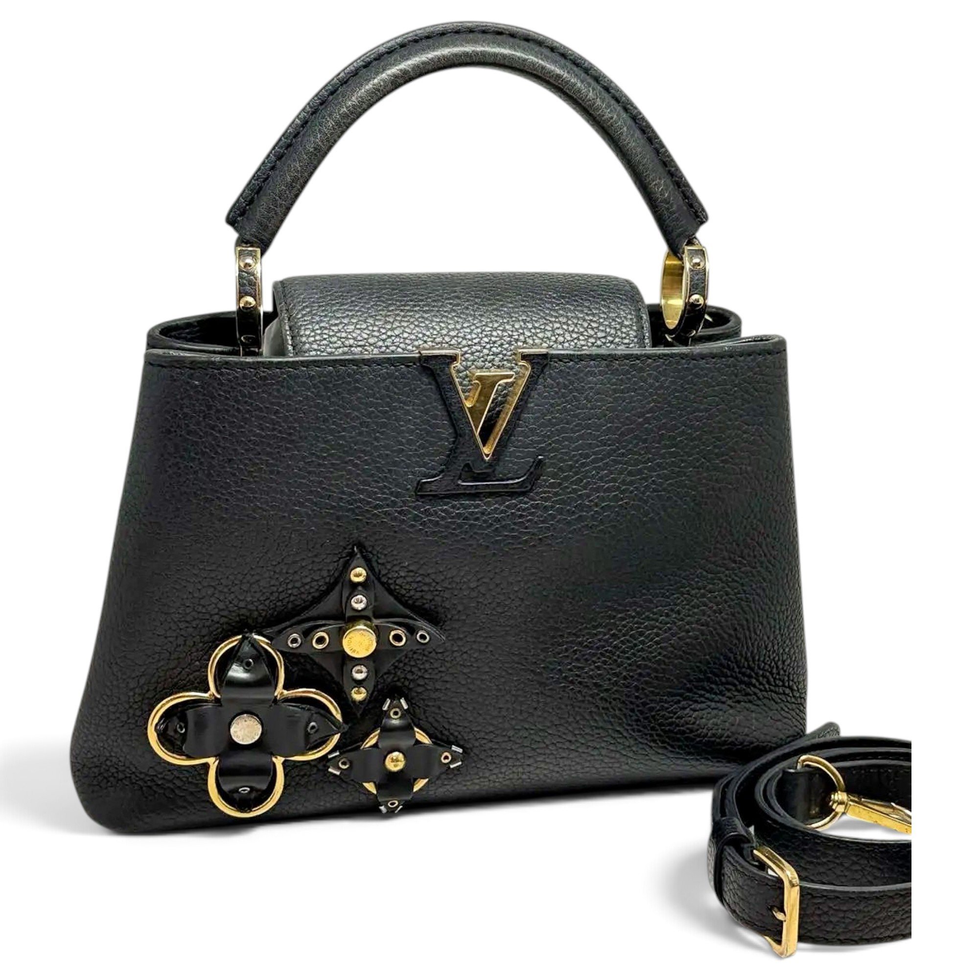 Capucines leather handbag