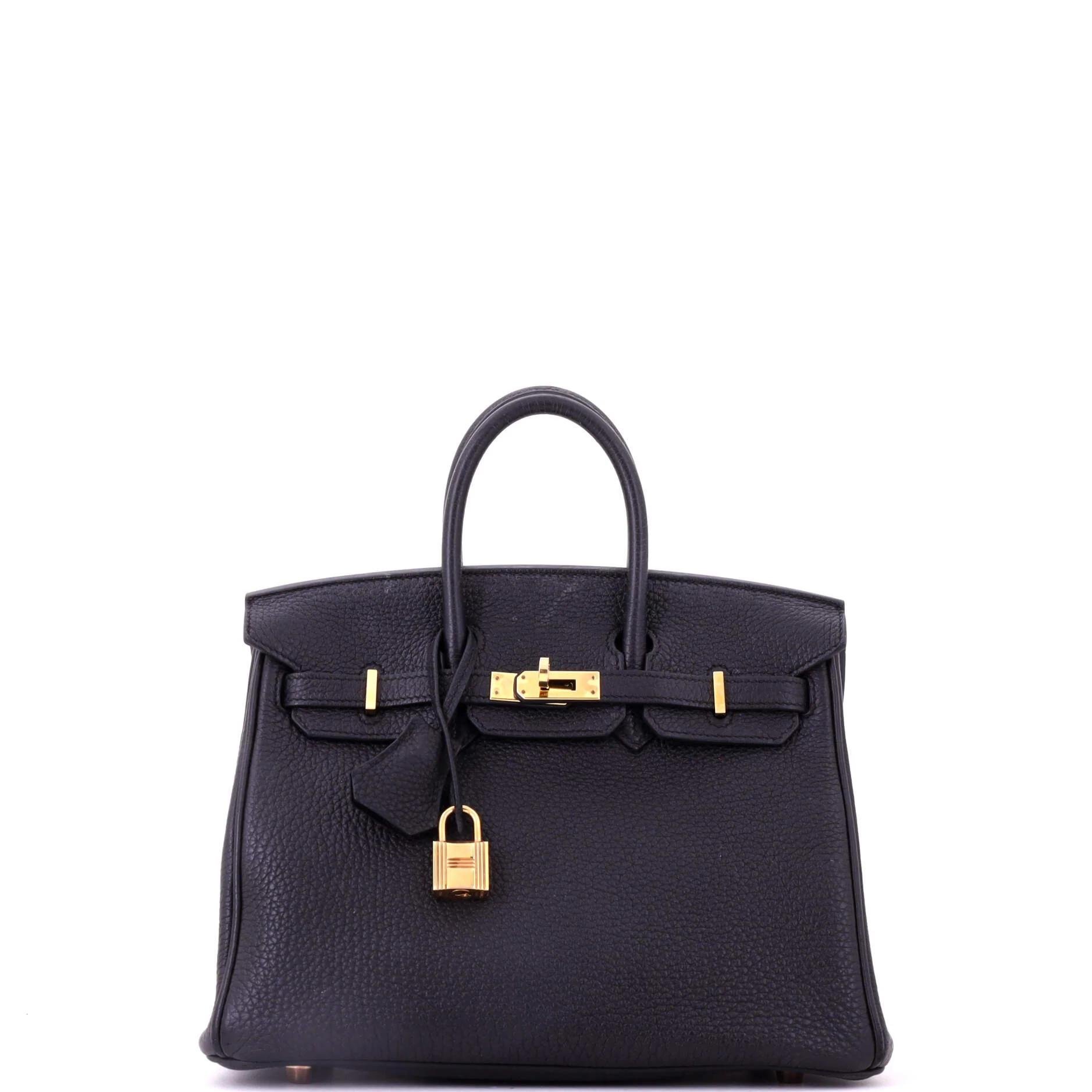 Birkin 25 leather tote