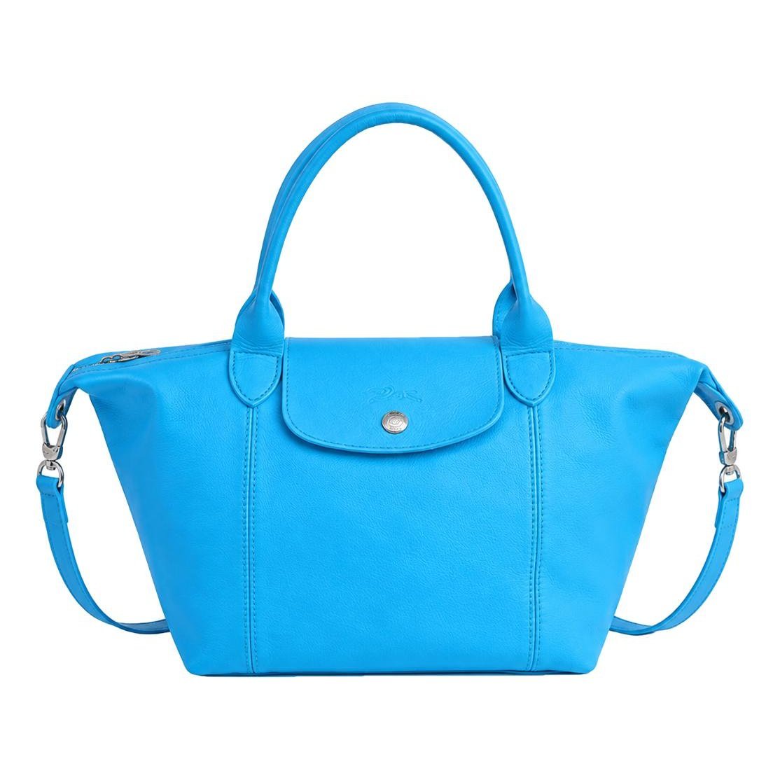 Pliage leather handbag