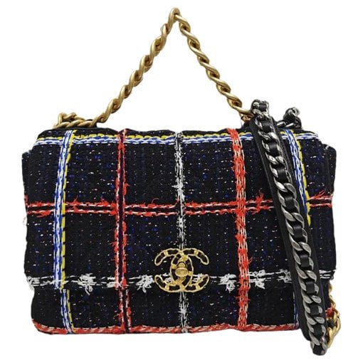 Chanel 19 tweed handbag