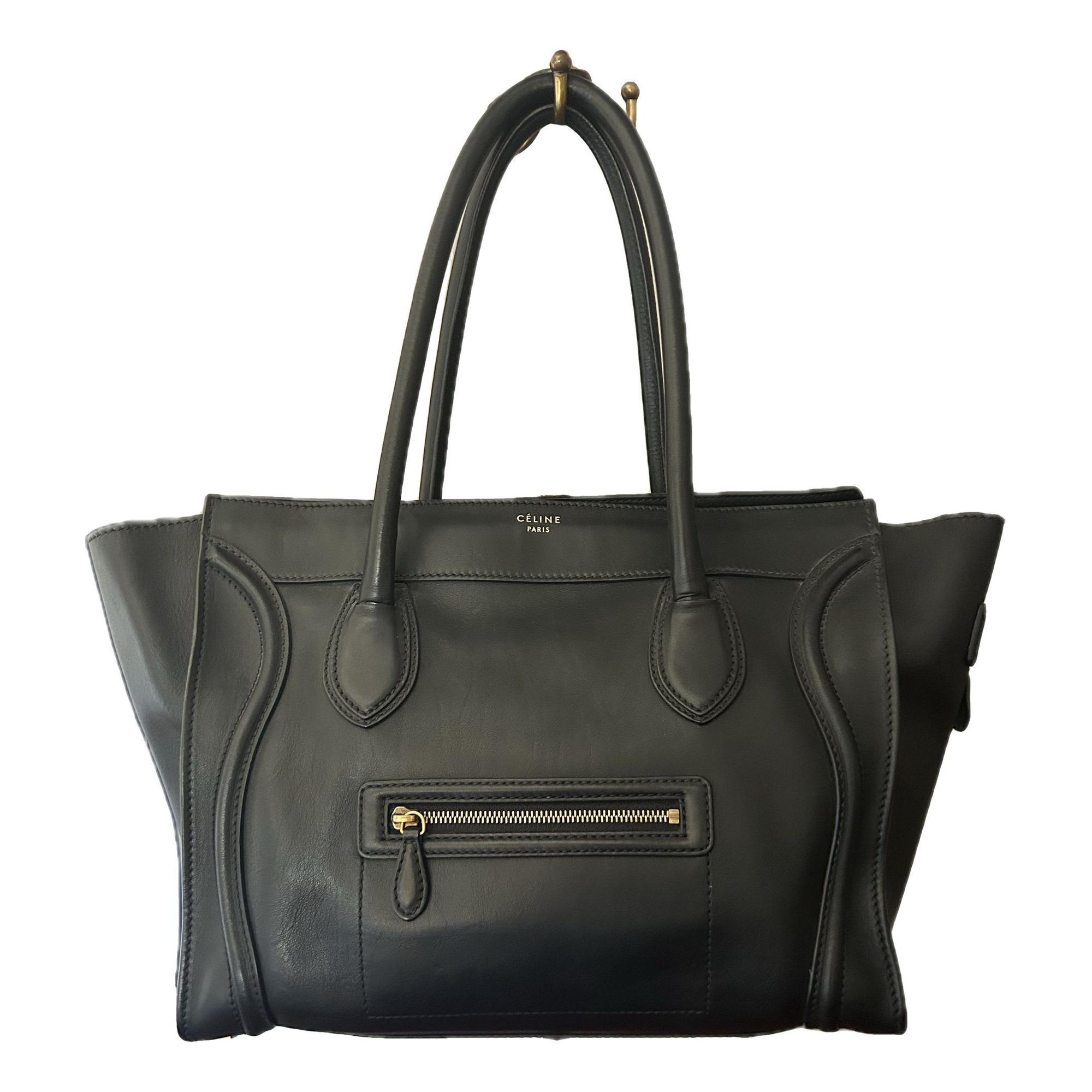 Luggage leather handbag