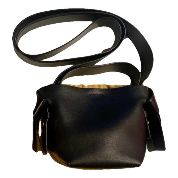 Musubi leather crossbody bag