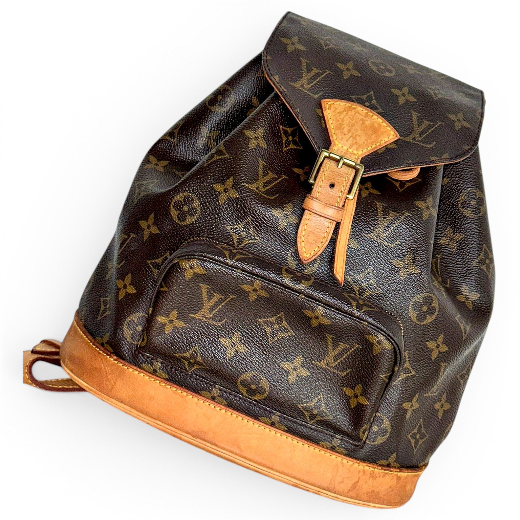 Louis Vuitton Montsouris Vintage leather backpack