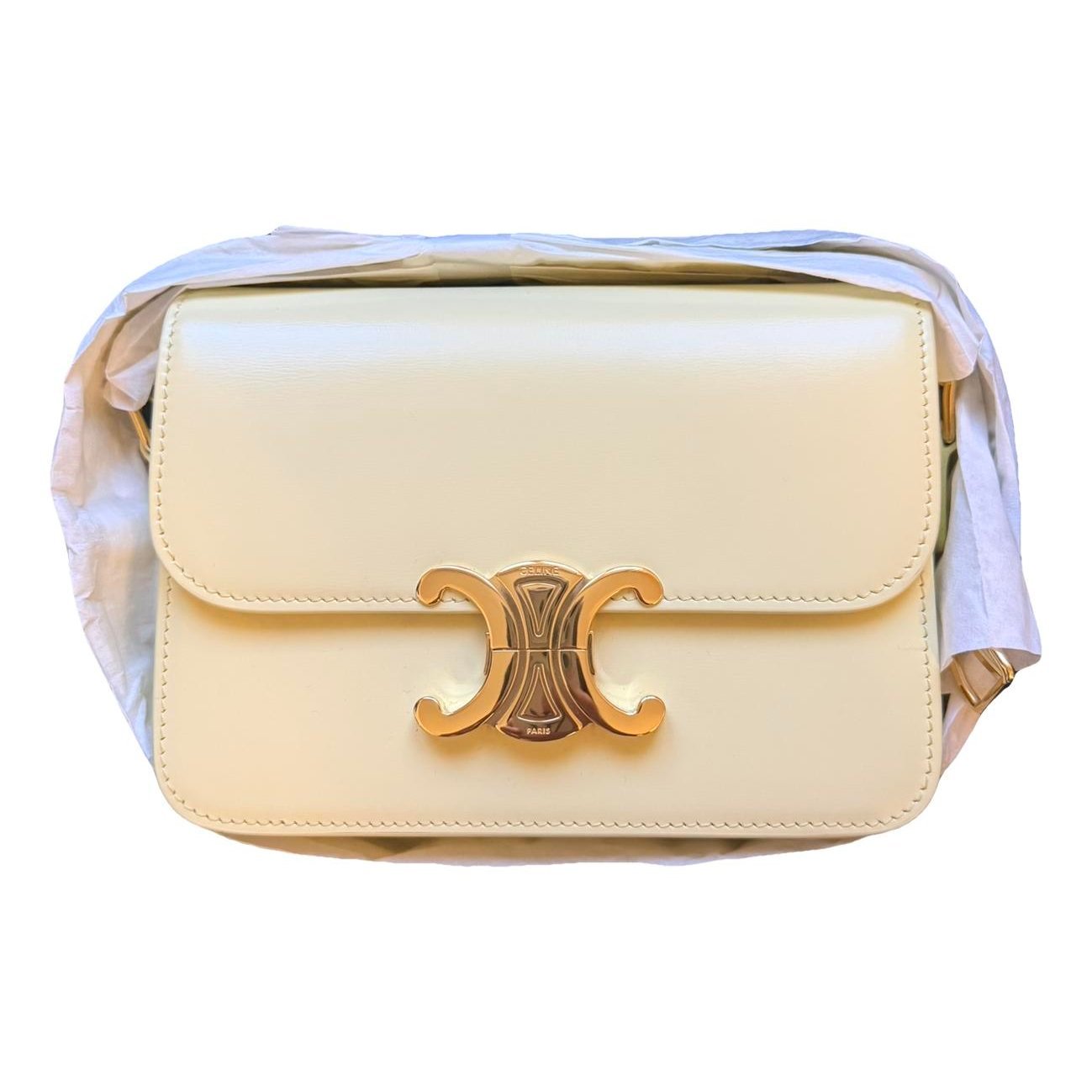 Triomphe leather handbag