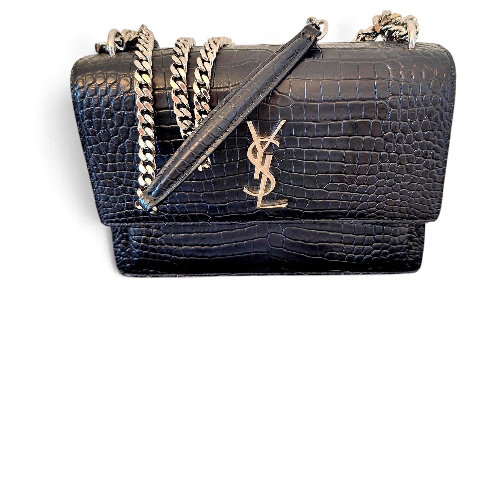 Sunset leather handbag