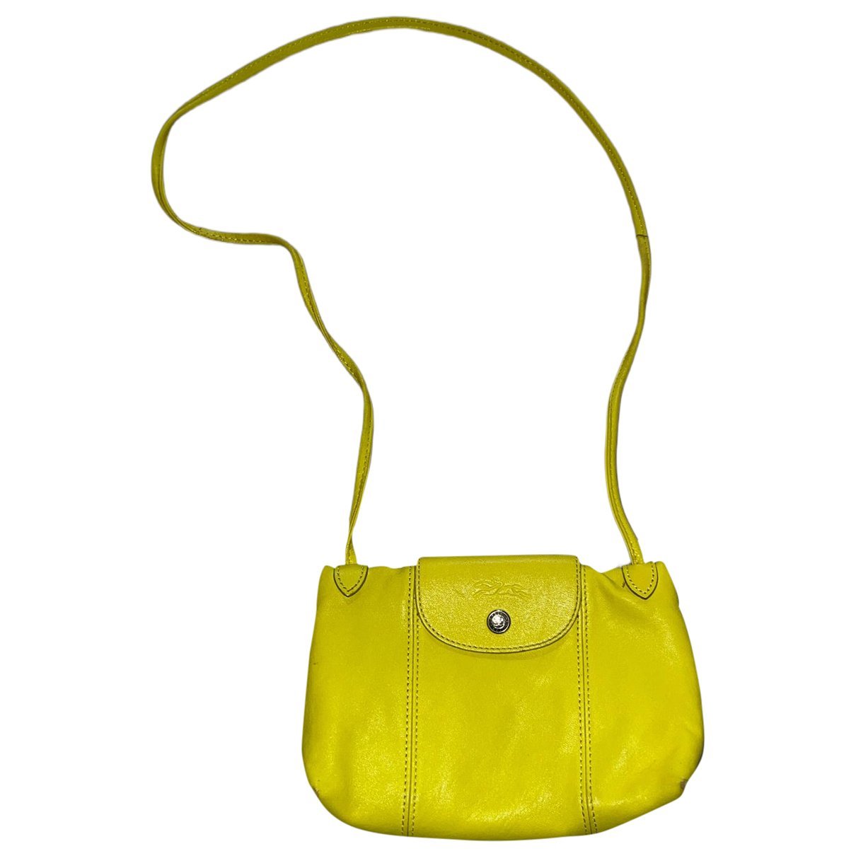 Pliage leather crossbody bag