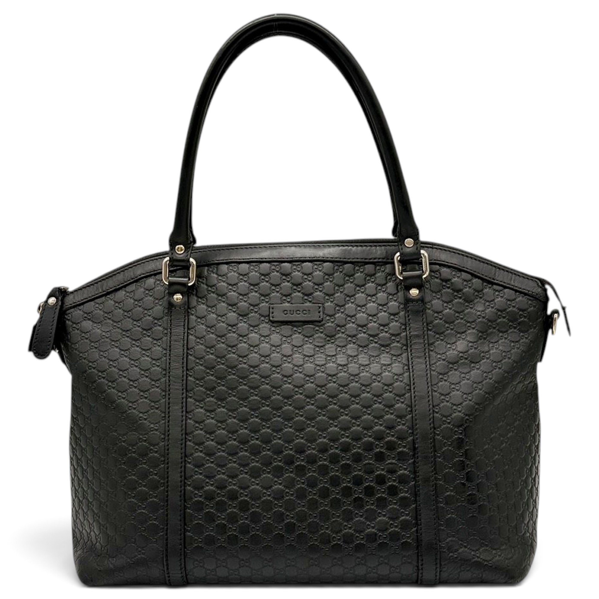 Leather tote