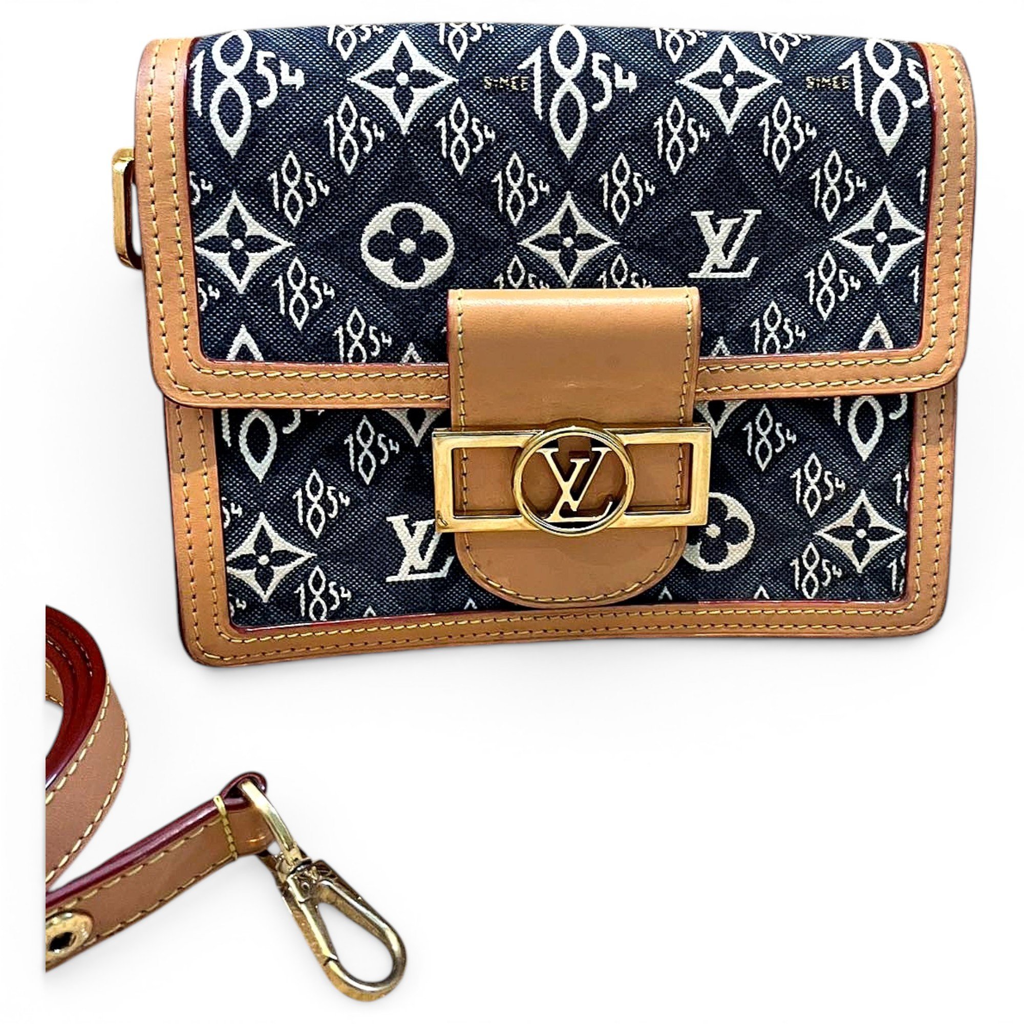 Dauphine Chain Wallet leather handbag