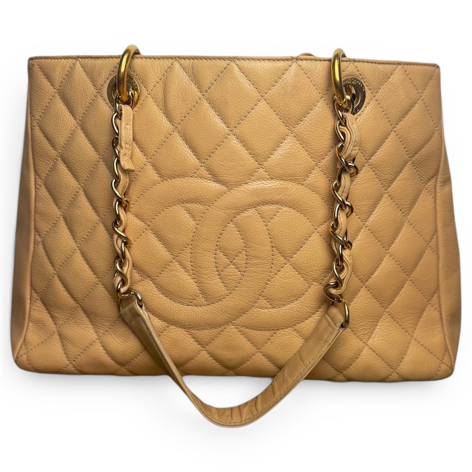 Grand shopping leather tote