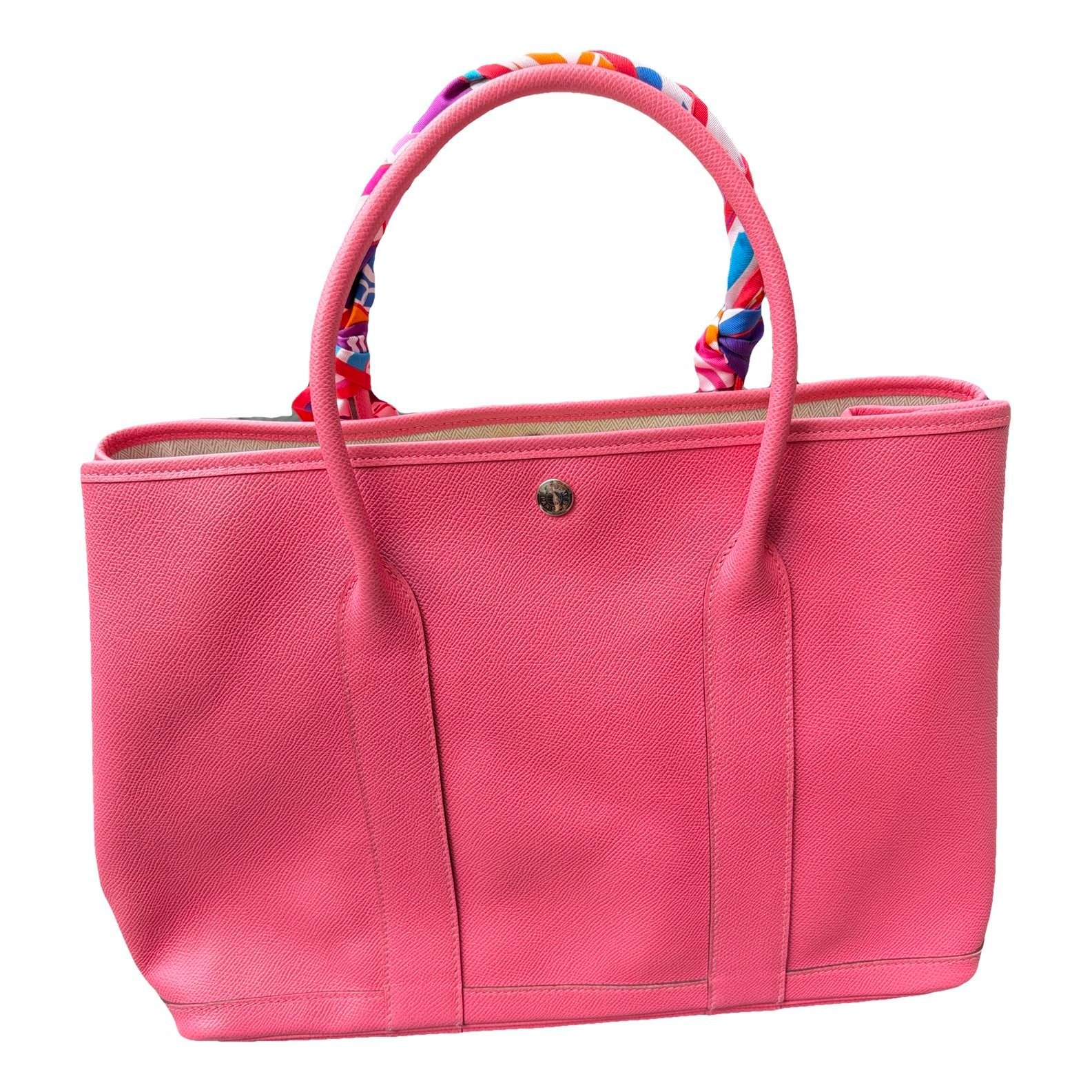 Hermes Garden Party leather tote