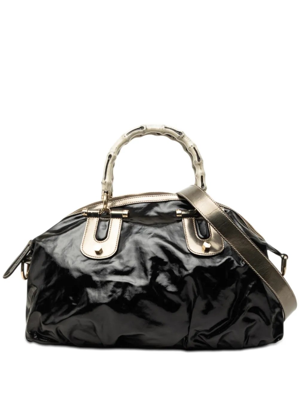 2000-2015 Coated Canvas Bamboo Dialux Pop satchel