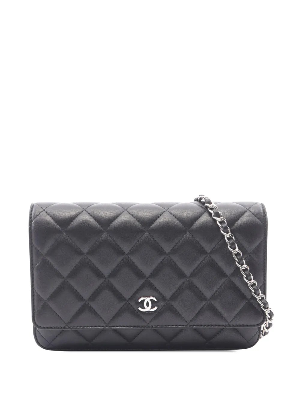 2021-2026 CC Quilted Lambskin Wallet On Chain crossbody bag