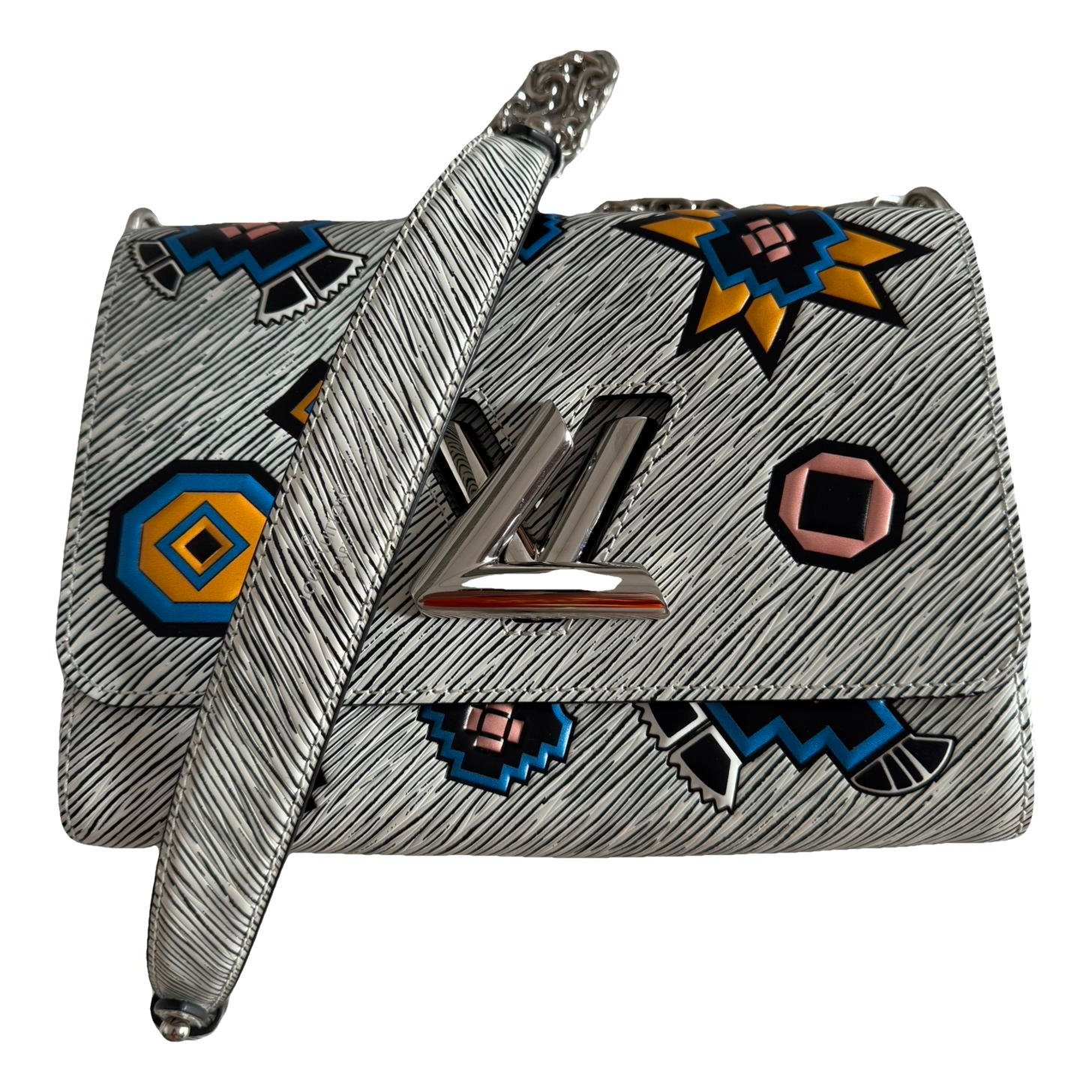 Twist leather handbag