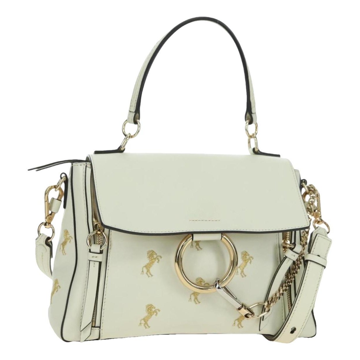 C leather handbag